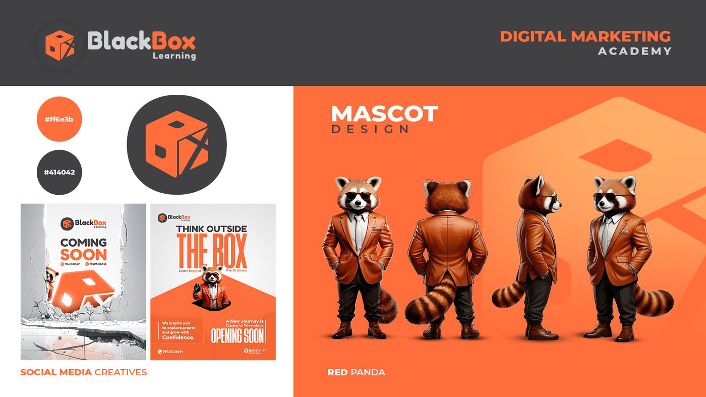 BlackBox Learning Academy brand identity project